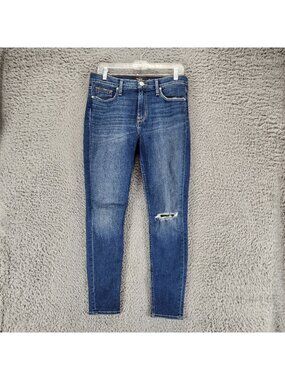 Hudson Jeans Womens 28 Blue Nico Stretch Denim Super Skinny *Read*